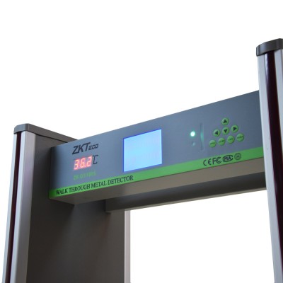 Арочный металлодетектор с функцией измерения температуры ZKTeco ZK-D3180S(TD) на 18 зон детекции