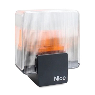 Сигнальна лампа Nice ELAC 230В з вбудованою антеною для воріт та шлагбаумів Сигнальна лампа Nice ELAC 230В з вбудованою антеною для воріт та шлагбаумів