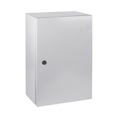 Корпус металевий e.mbox.pro.p.40.30.20 IP54 з монтажною панеллю E.Next