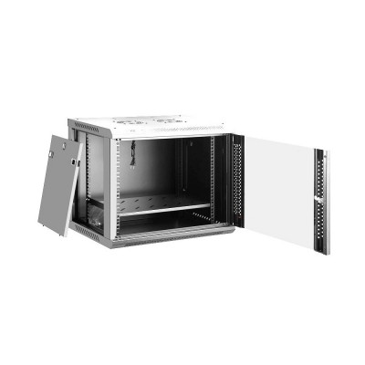 Шафа комутаційна настінна ALP-6409-G 600*450*500（9U) сіра