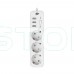 Мережевий фільтр Logicpower PREMIUM LP-X3 USB 4 м White (2200Вт) Мережевий фільтр Logicpower PREMIUM LP-X3 USB 4 м White (2200Вт)