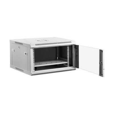 Шафа комутаційна настінна ALP-6406-G 600*450*370（6U） сіра