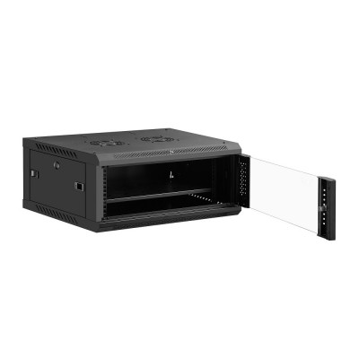 Шафа комутаційна настінна ALP-6404-B 600*450*280(4U) чорна Шафа комутаційна настінна ALP-6404-B 600*450*280(4U) чорна