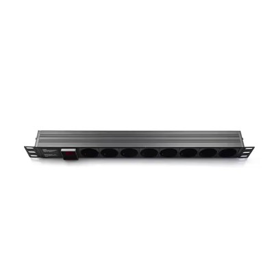 Мережевий фільтр AXON LINK ALPDU-8 8 розеток с кабелем 1.8 м, нім. станд., 16А, 19'' з вимикачем