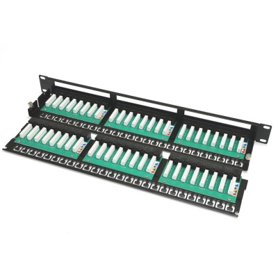 Патч-панель 19" 48xRJ-45 UTP, кат. 6, 1U, dual type, Kingda Патч-панель 19" 48xRJ-45 UTP, кат. 6, 1U, dual type, Kingda
