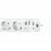 Мережевий фільтр Logicpower PREMIUM LP-X3 USB 4 м White (2200Вт) Мережевий фільтр Logicpower PREMIUM LP-X3 USB 4 м White (2200Вт)