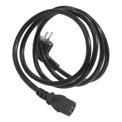 Шнур питания Kingda С13-CEE 7/7, 3 м, 0.75 мм²