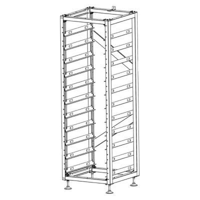 Стандартна стійка 19 дюймів, (11 шт.) BOS-A-Rack11 Deye для акумуляторів