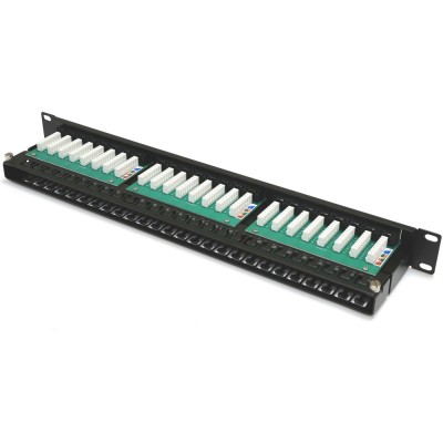 Патч-панель 19" 48xRJ-45 UTP, кат. 6, 1U, dual type, Kingda Патч-панель 19" 48xRJ-45 UTP, кат. 6, 1U, dual type, Kingda