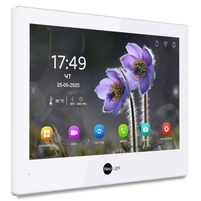 Гібридний відеодомофон 8" Neolight ALPHA Hybrid white з Wi-Fi Гібридний відеодомофон 8" Neolight ALPHA Hybrid white з Wi-Fi