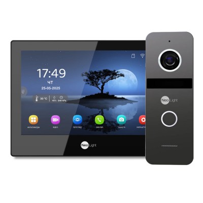 Комплект Neolight ALPHA Hybrid IP KIT B/Graphite: гібридний відеодомофон 8 Комплект Neolight ALPHA Hybrid IP KIT B/Graphite: гібридний відеодомофон 8
