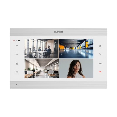 Видеодомофон Slinex SL-10N Cloud (silver+white) с Wi-Fi, детектором движения и записью видео
