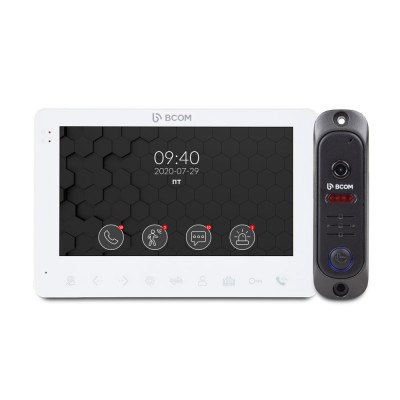 Комплект відеодомофона BCOM BD-780 White Kit
