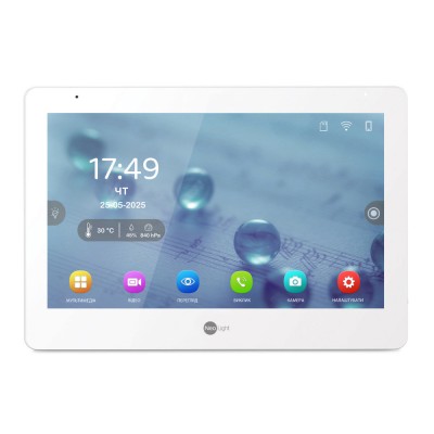 Комплект Neolight MEZZO Hybrid HD KIT Silver: гібридний відеодомофон 10.1" з Wi-Fi та 2 Мп відеопанель Комплект Neolight MEZZO Hybrid HD KIT Silver: гібридний відеодомофон 10.1" з Wi-Fi та 2 Мп відеопанель