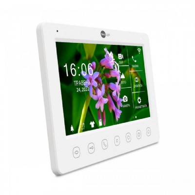 Відеодомофон 7" NeoLight KAPPA+ HD WF White з детектором руху і записом відео