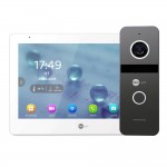 Комплект Neolight MEZZO Hybrid HD KIT Graphite: гибридный видеодомофон 10.1