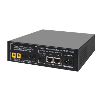 Источник бесперебойного питания GreenVision GV-701-UPS-DC16-60W для Wi-Fi роутеров со встроенным аккумулятором Источник бесперебойного питания GreenVision GV-701-UPS-DC16-60W для Wi-Fi роутеров со встроенным аккумулятором