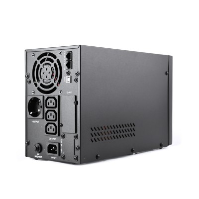 Джерело безперебійного живлення EnerGenie EG-UPS-PS1000-01 1000ВА / 800Вт лінійно-інтерактивне з правильною синусоїдою