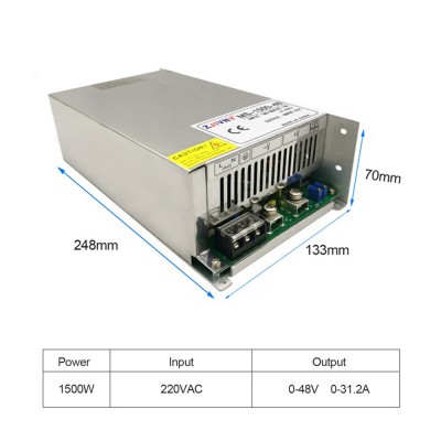 Імпульсний блок живлення MS-1500-48, 1500Вт, 48В DC, 31A