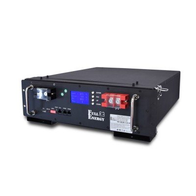 Комплект автономного резервного електроживлення: Інвертор Full Energy BBGI-5048MPW 5кВт + АКБ LiFePO4 Full Energy FEG-48100 48 В 100 А·год + Кабель інверторний 35 мм / 1.5 м / пара