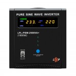 Джерело безперебійного живлення LogicPower LPL-PSW-2500VA+ (1800 Вт) 24 В з правильною синусоїдою