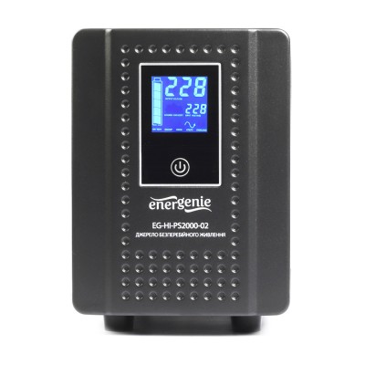 Джерело безперебійного живлення EnerGenie EG-HI-PS2000-02 2000ВА / 1200Вт лінійно-інтерактивне з правильною синусоїдою