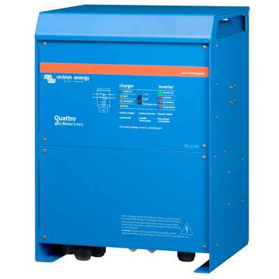 Інвертор Victron Energy Quattro 48/8000/110-100/100 однофазний з чистою синусоїдою
