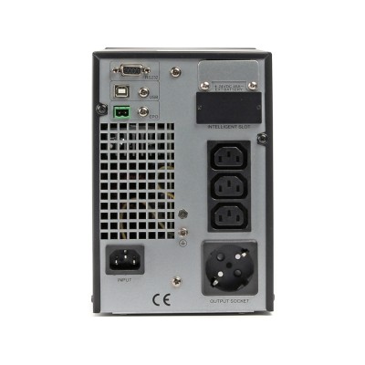 Джерело безперебійного живлення EnerGenie EG-UPSO-1000 1000ВА / 900Вт подвійного перетворення з правильною синусоїдою