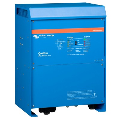 Інвертор Victron Energy Quattro 48/8000/110-100/100 однофазний з чистою синусоїдою