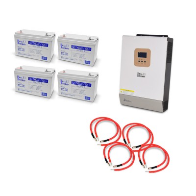 Автономная система бесперебойного питания мощностью 5 кВт с гелевыми АКБ