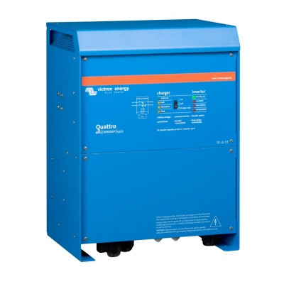Інвертор Victron Energy Quattro 48/10000/140-100/100 230V VE.Bus однофазний з чистою синусоїдою Інвертор Victron Energy Quattro 48/10000/140-100/100 230V VE.Bus однофазний з чистою синусоїдою