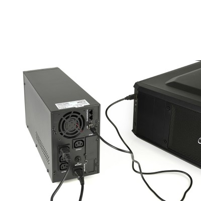 Джерело безперебійного живлення EnerGenie EG-UPS-PS2000-01 2000ВА / 1600Вт лінійно-інтерактивне з правильною синусоїдою Джерело безперебійного живлення EnerGenie EG-UPS-PS2000-01 2000ВА / 1600Вт лінійно-інтерактивне з правильною синусоїдою