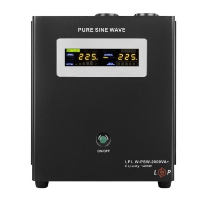 Джерело безперебійного живлення LogicPower LPL-W-PSW-2000VA+ (1400 Вт) 24 В з правильною синусоїдою