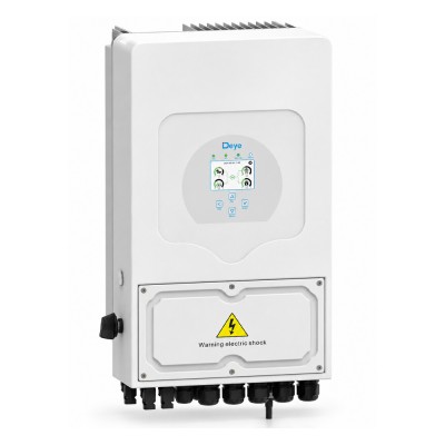 Гибридный инвертор Deye SUN-6K-SG05LP1-EU-AM2-P WiFi (6 кВт, 1 фаза, 2 MPPT, LV) с чистой синусоидой Гибридный инвертор Deye SUN-6K-SG05LP1-EU-AM2-P WiFi (6 кВт, 1 фаза, 2 MPPT, LV) с чистой синусоидой