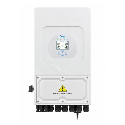 Гибридный инвертор Deye SUN-6K-SG05LP1-EU-AM2-P WiFi (6 кВт, 1 фаза, 2 MPPT, LV) с чистой синусоидой