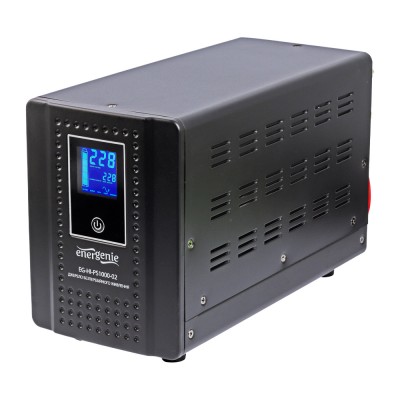 Источник бесперебойного питания EnerGenie EG-HI-PS1000-02 1000ВА/600Вт линейно-интерактивный с правильной синусоидой