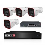 Комплект IP відеоспостереження 4Мп Provision-ISR, циліндр, розширення