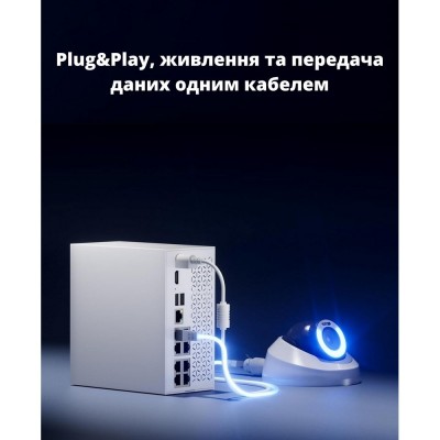 Комплект IP відеоспостереження CYVIO POE Dome 4Kit 8MP N2814D