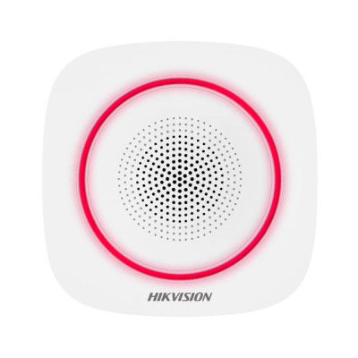 Бездротова внутрішня сирена Hikvision DS-PS1-I-WE-Red AX PRO Бездротова внутрішня сирена Hikvision DS-PS1-I-WE-Red AX PRO