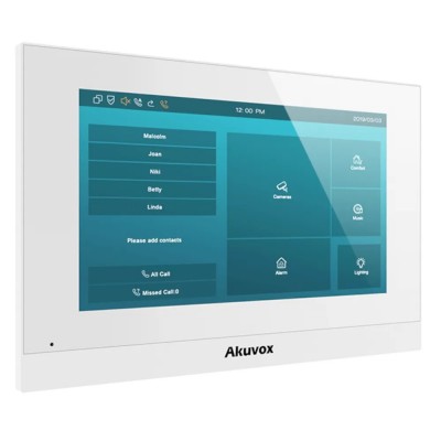 IP-відеодомофон з Wi-Fi 7" Akuvox C313WE white