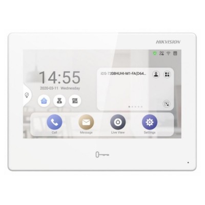 IP-видеодомофон 7" с Wi-Fi Hikvision DS-KH9310-WTE1(B)