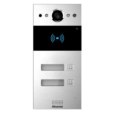 IP-вызывная панель 2 Мп Akuvox R20B X2 OW на 2 абонента