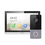 Комплект відеодомофона Hikvision DS-KH6350-WТE1 з Wi-Fi + DS-KV6113-WPE1С Комплект відеодомофона Hikvision DS-KH6350-WТE1 з Wi-Fi + DS-KV6113-WPE1С