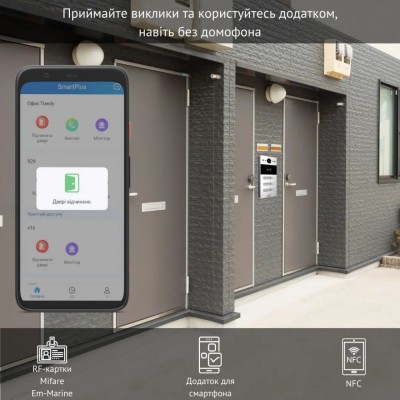 IP-панель виклику 2 Мп Akuvox R20B X3 OW на 3 абоненти