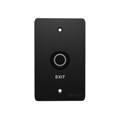 Безконтактна кнопка виходу BAS-IP SH-45E Black п'єзоелектрична