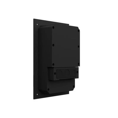 IP панель виклику Bas-IP AV-08FBL black з розпізнаванням облич і зчитувачем UKEY