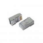 Конектор RJ45 екранований FTP 8P8C 50 мкм кат. 5E, 100 шт. Hypernet P88S-C5E