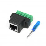 Конектор RJ45 під затискач (female) Конектор RJ45 під затискач (female)