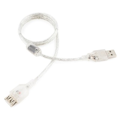 Подовжувач USB 2.0 AM/AF Cablexpert (CCF-USB2-AMAF-TR-2M) 2 метри з феритовим кільцем Подовжувач USB 2.0 AM/AF Cablexpert (CCF-USB2-AMAF-TR-2M) 2 метри з феритовим кільцем