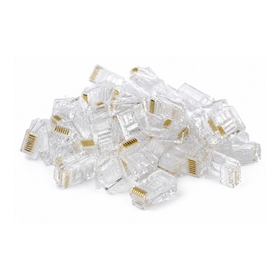 Конектор RJ45 8P8C 50 mkm 5E категорія P88U-C5E (100 шт.)